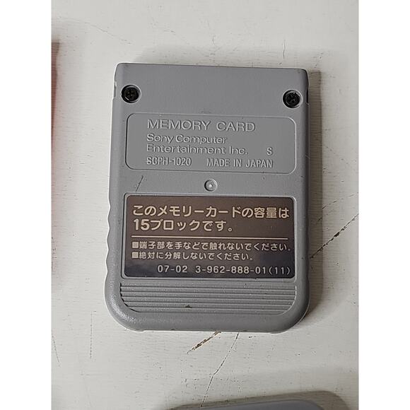 Lot Of 5 Memory Cards for Sony PlayStation Inc Unbranded, OEM, SCPH-10020 MORE - Picture 6 of 12